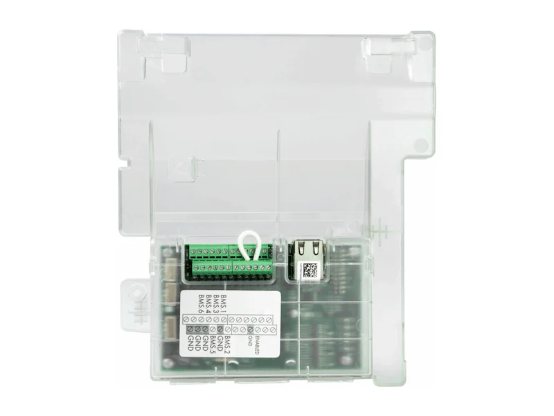Bromic Affinity Expansion Board with terminals for building management system inputs and an Ethernet port